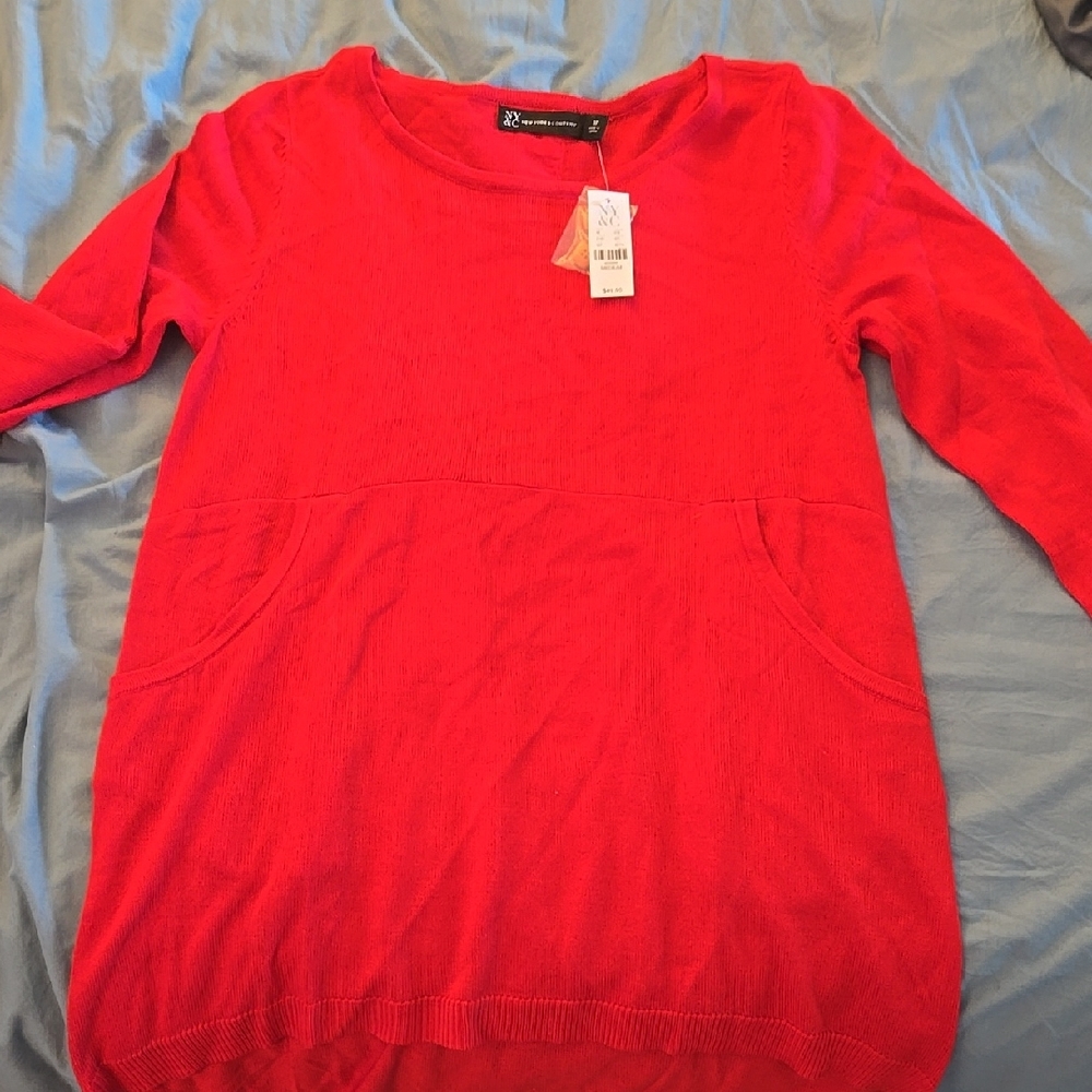 Women's Red Sweater